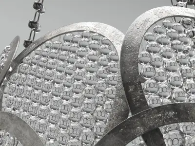 Chandelier 10 3D model