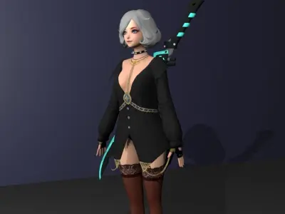 velvet 3D model