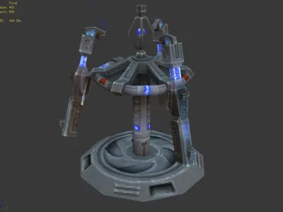 Machinery - Turret 05 3D model