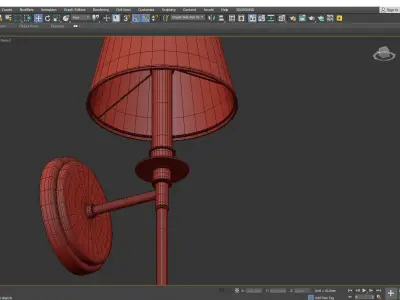 Riverdale Wall Sconce Low-poly 3D model