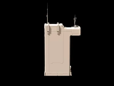 Sci Fi Buildings 3D model