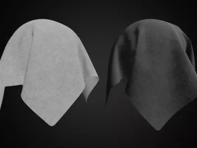 Photorealistic bright and dark fabric material Texture