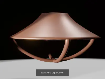 Back Yard Light covers 3D Model Pack