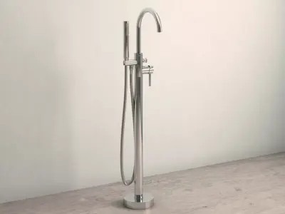 Floor-mounted tap 1 3D model
