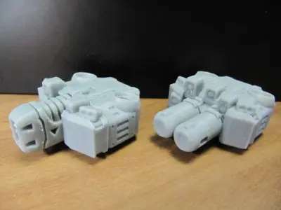 CHIBI-TECH SD - CHIMERA-A PLASMA TURRET CORE 3D print model