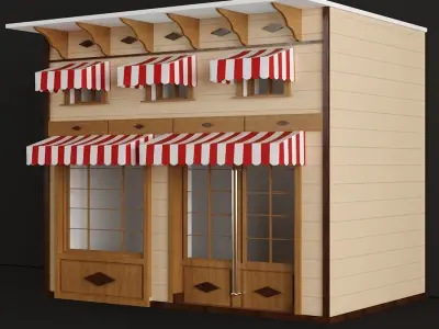 Children playhouse A restaurant for kids 3D model