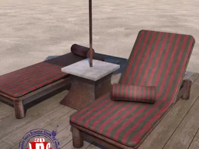 sunbed 51 3D model