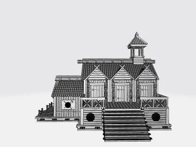 House of vikings 3D print model