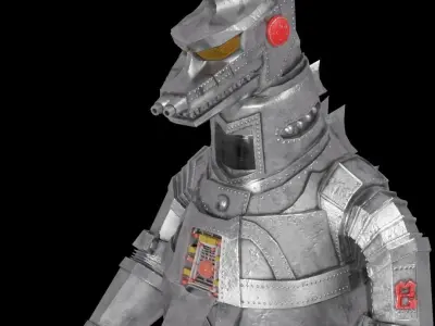 Mechagodzilla Classic Toho Low-poly 3D model