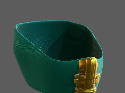 Gas mask helmet 3d model scifi Low-poly Low-poly 3D model Low-poly 3D model 46