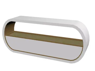 Outdoor fence greening model 3D model