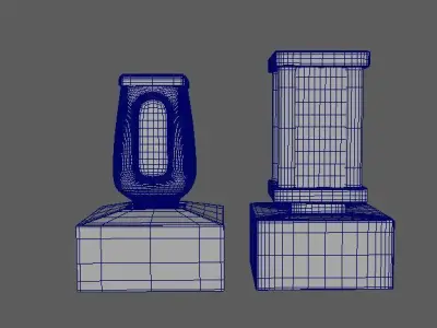 grave light Free 3D model