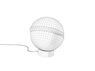 Crescent Table Lamp Free 3D model