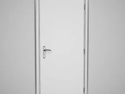 CGAxis Door 3D model 7