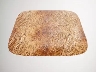 Bamboo Weave Light Natural HQ PBR Textures Set Texture