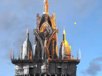 Minerva Tower 3D model