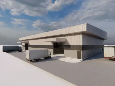 Warehouse-Warehouse Building 3D model