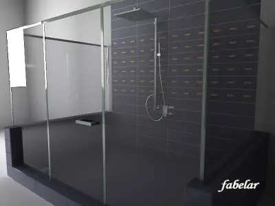 Ponsi Italia Bathroom Shower 3D model