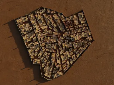 Riyadh Old City 1922 3D model