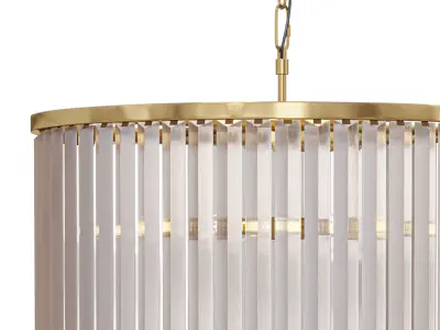 brea 1 tier chandelier by arhaus 3D model