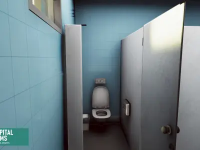 Hospital rooms - standard assets 3D model