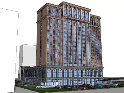 vacation spot-Resort-Fashion Leisure Hotel-0183 3D model