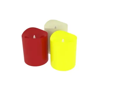 Led Candles 3D model