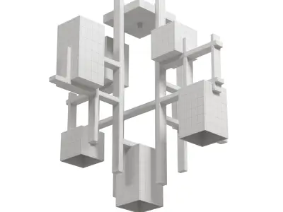 Kichler City Lights steel 3D model
