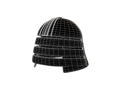 War Helmet V2 003 Low-poly 3D model