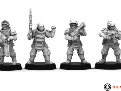 Ironblood - Militia builder 3D print model