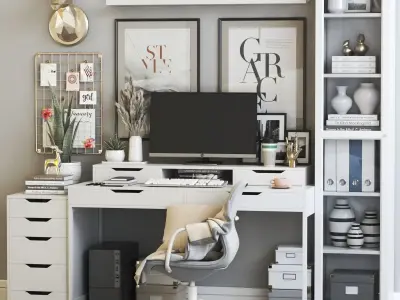 Office workplace 63 3D model