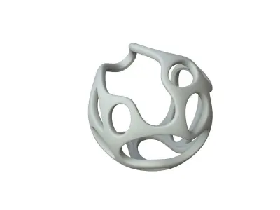 SciFi Cube Object No 25987 Low Poly Shape Texture