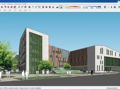 Sketchup School and University G1 3D model