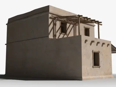 Arab x23 Low-poly 3D model