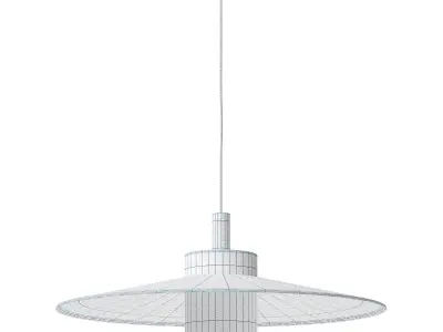 Forestier pendant lamp Thesee L 3D model