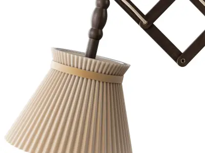 Zara Home Retractable Wall Lamp 3D model