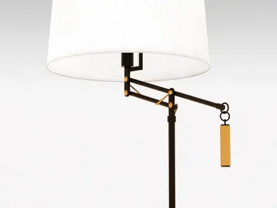 Crate and Barrel Autry Table Lamp 3D model