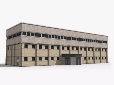 Factory x15 Low-poly 3D model purchase