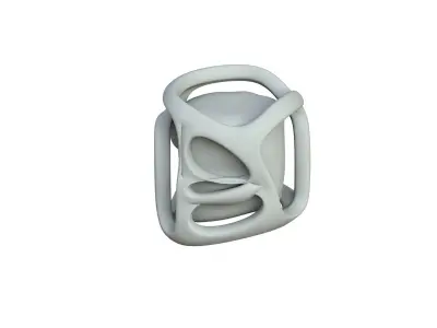SciFi Shape Object Low Poly 21 Low-poly 3D model