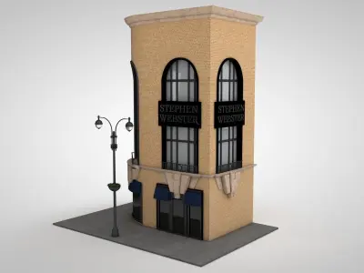 Building Facade 3D model