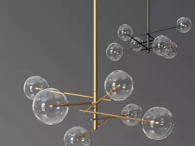 Bolle Gallotti Chandelier 3D model