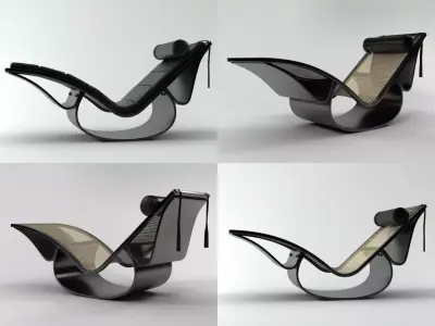 Rio lounge chair 3D model