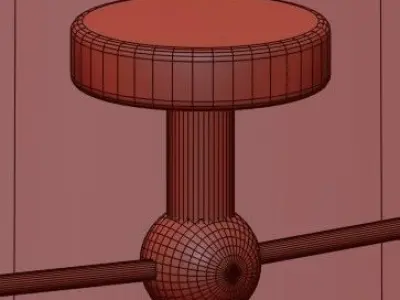 Franco Floor Lamp Arteriors 3D model