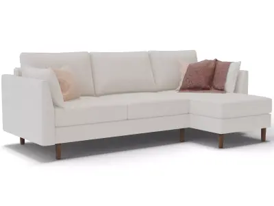 Modern corner sofa 3D model
