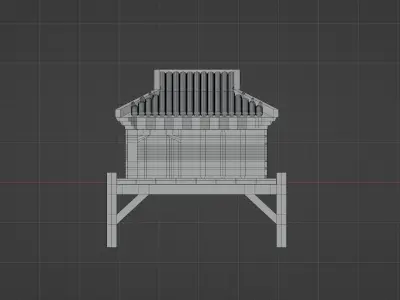 Japanese Model For Aquarium and Terrarium  Free 3D print model