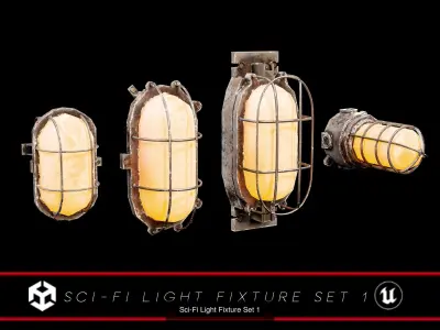 Sci-Fi Light Fixture Pack