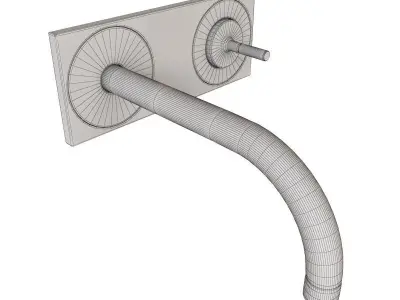 Hasgrohe bathroom set 3D model