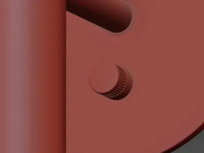 Miro 2 - Brass Vanity Wall Sconce 3D model