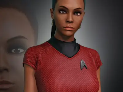 Kelvin Uhura For G8F 3D model