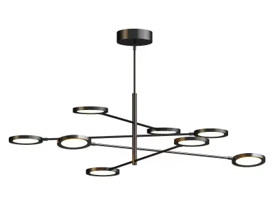 Spectica 8 Chandelier 3D model